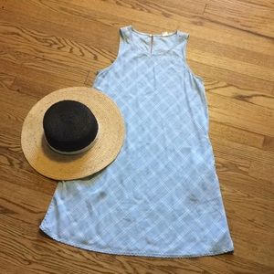 Gap chambray picnic dress with pockets